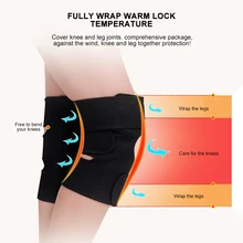 Самонагревающийся наколенник практичная Магнитная терапия зимние аксессуары для лыж удобный эластичный самонагревающийся наколенник