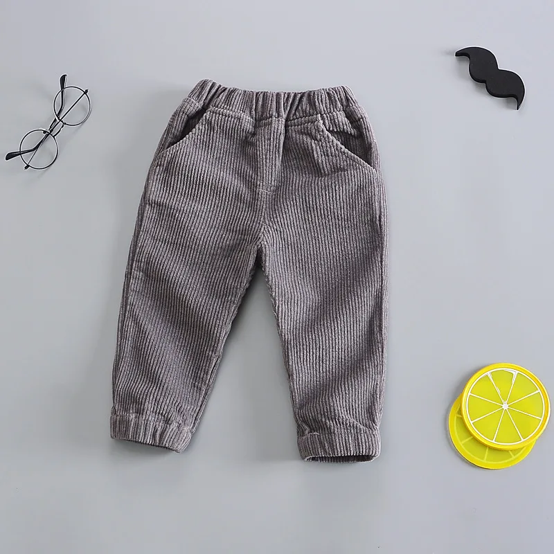 Girls Shorts Spring And Autumn 1-3 Medium-small Children Corduroy Trousers Male Baby Casual Pants Autumn Clothing Korean-style T