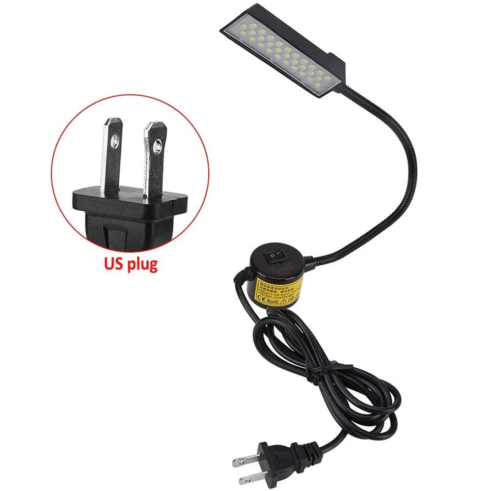 AC110-265V US Plug 15/30 светодиодный светильник для швейной машины, светильник AC110-265V, светодиодный светильник, аксессуары для швейной машины, Прямая поставка - Цвет: AC110-265V US Plug