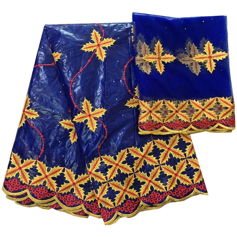 Африканский Базен riche getzner ткань последние bazin brode getzner морская парчовые ткани для свадебной вечеринки головной убор 5+ 2 ярдов/партия