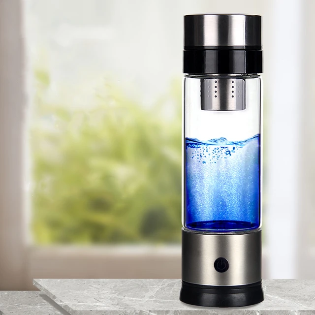 420ML Rich Hydrogen Water Generator Electrolysis Energy Hydrogen-rich  Antioxidant ORP H2 Water Ionizer PP Healthy Bottle Cup 