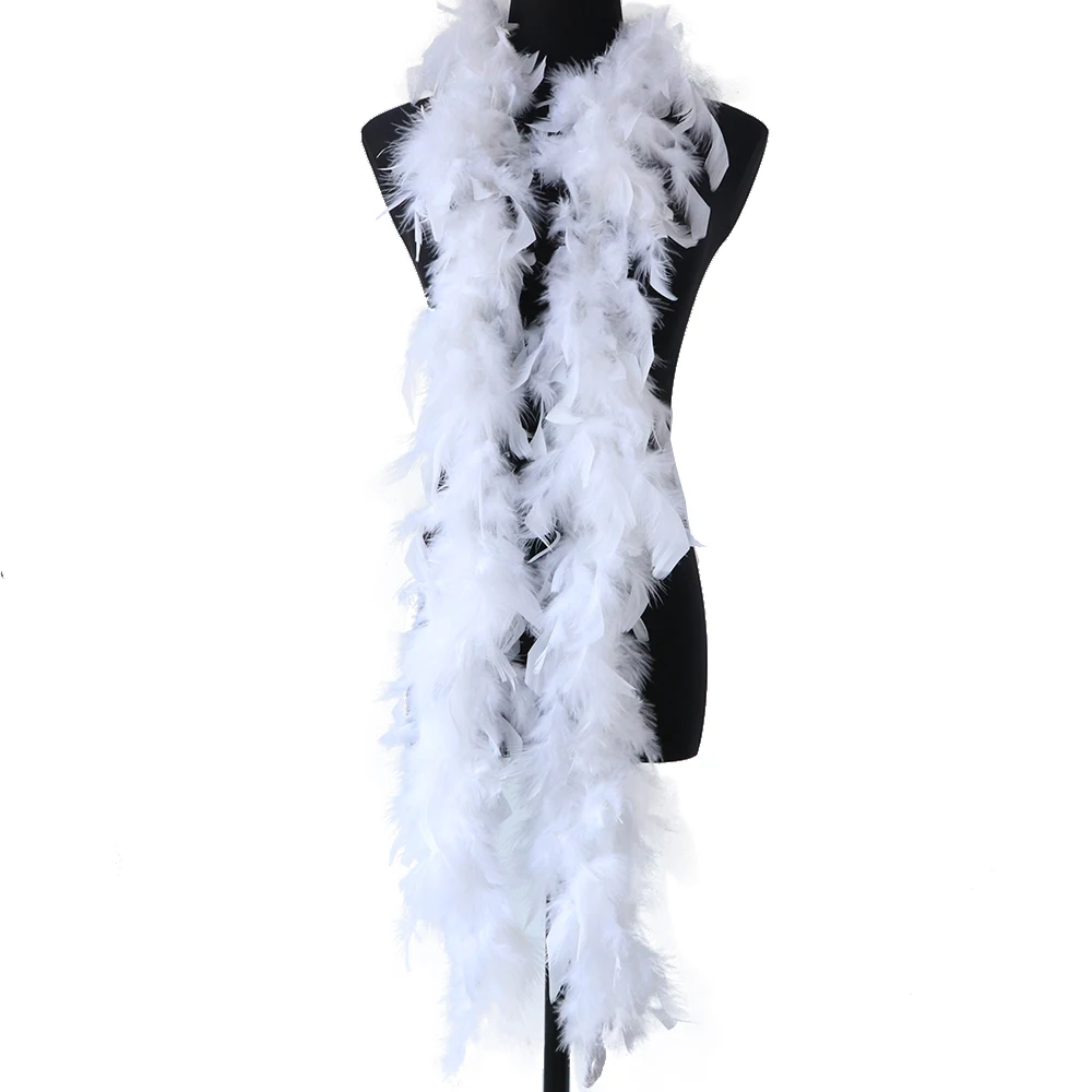 Craft feathers 2 Yards Fluffy turkey marabou feathers wedding Christmas decoration shawl scarf for crafts