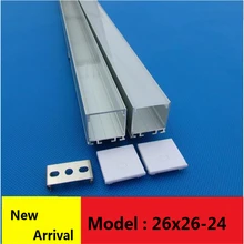 10-40 шт./лот 40 дюймов 1 м 26 мм широкий светодиодный алюминиевый профиль, плоский светодиодный канал для освещения рамки, сшиваемая подвесная лента корпус