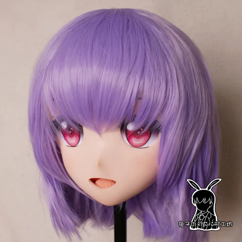 Кролик 51) Полная Голова кроссдресс Девушка BJD кукольная маска электронный суперчеловек гридман COS мультфильм аниме реалистичный силиконовый Shinjo Akane Косплей Маска кигуруми трансвестит