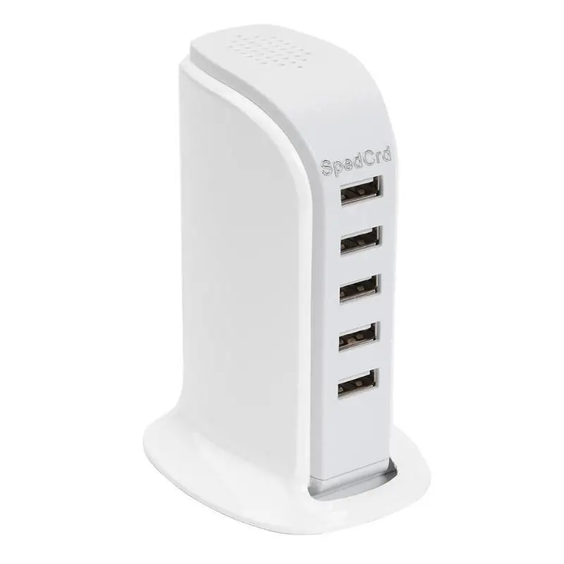 

5 Port Multi USB Charger HUB 5V 4A USB Charging Station Dock Desktop Charger Built-in Automatic Protection Fuse Safe