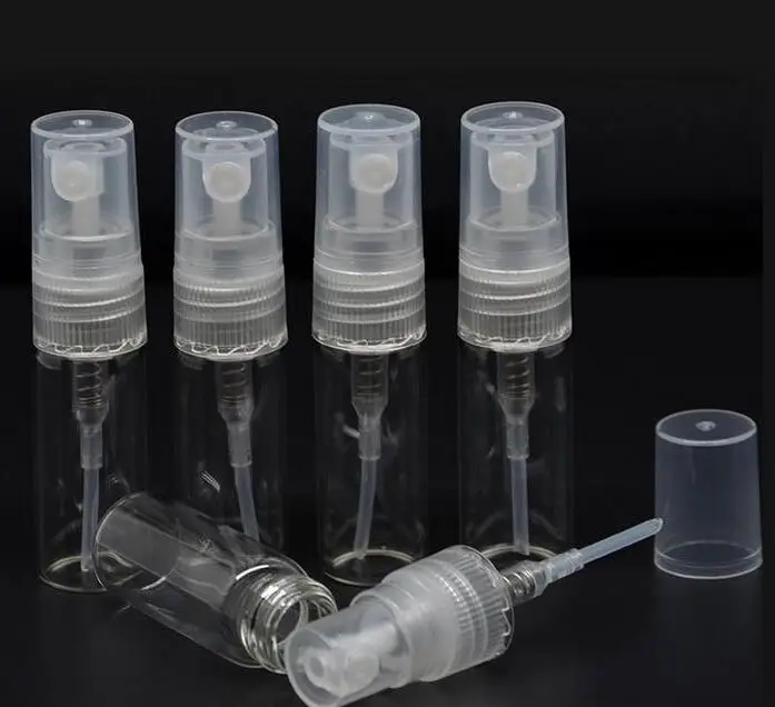 

Стеклянный мини-флакон для духов с распылителем, 2 мл, 5000 шт.