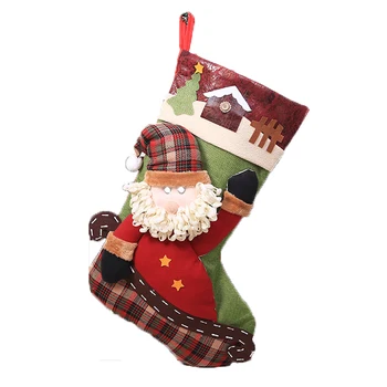

Christmas Party Supplies Old Man Snowman Elk Socks Extra Large Candy Gift Bag Decorative Props Gift Bag