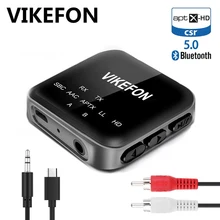 Беспроводной адаптер CSR8675 Bluetooth 5 0 AptX HD/LL 3 мм AUX RCA для ТВ