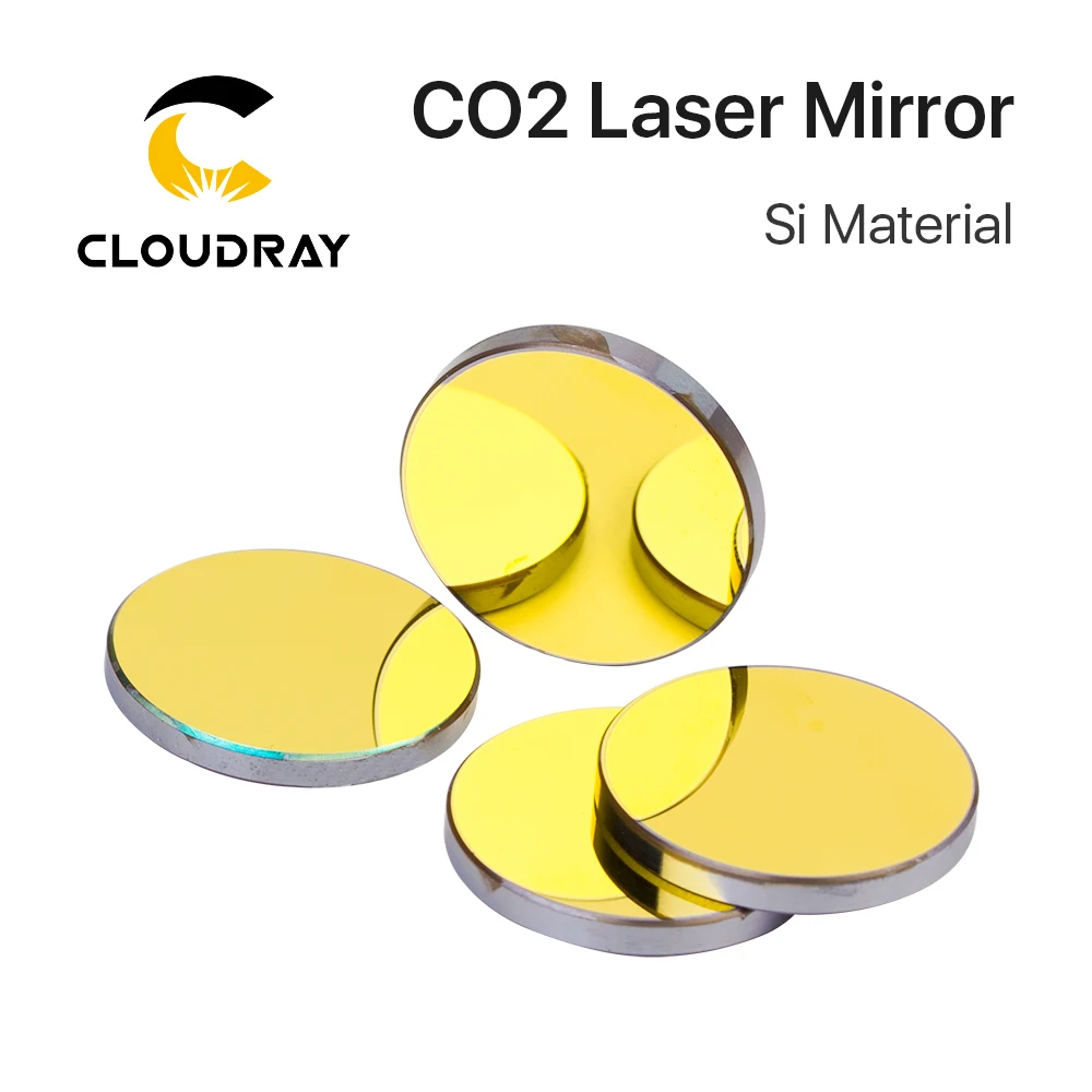 Светоотражающие зеркала Cloudray Co2 Laser Si для лазерного гравера Позолоченные