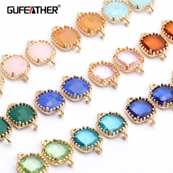 

GUFEATHER M462,jewelry accessories,jewelry findings,copper metal,hand made,glass pendant,diy pendant,jewelry making,10pcs/lot