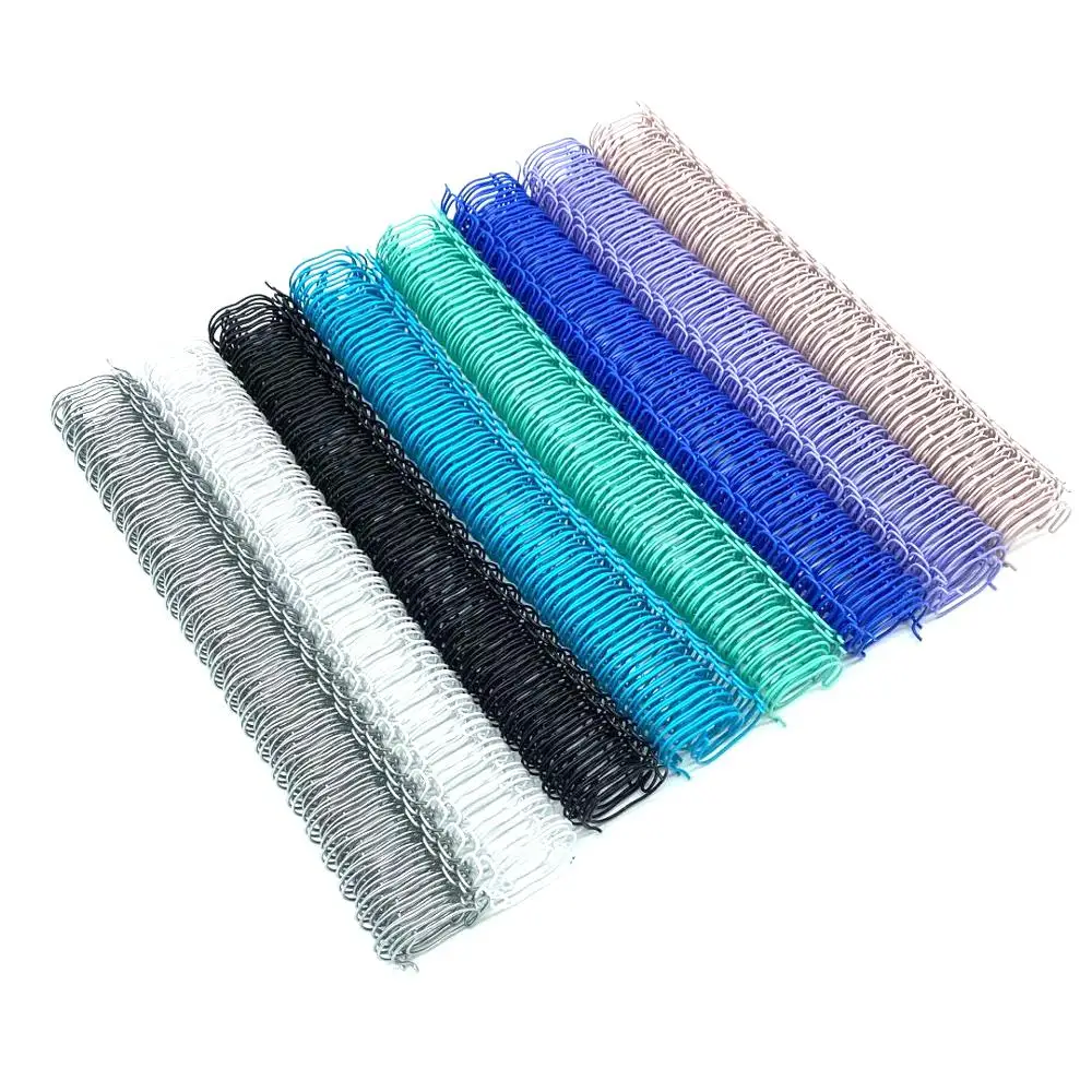 Loose Leaf Binding Coil Metal Ring Binder Metal Binder Ring Notebook Accessories 100pcs/50pcs Metal YO Double Coil Calendar Binding Coil Notebook Spring Book Ring Wire O Binding A4 Binders Double Wire