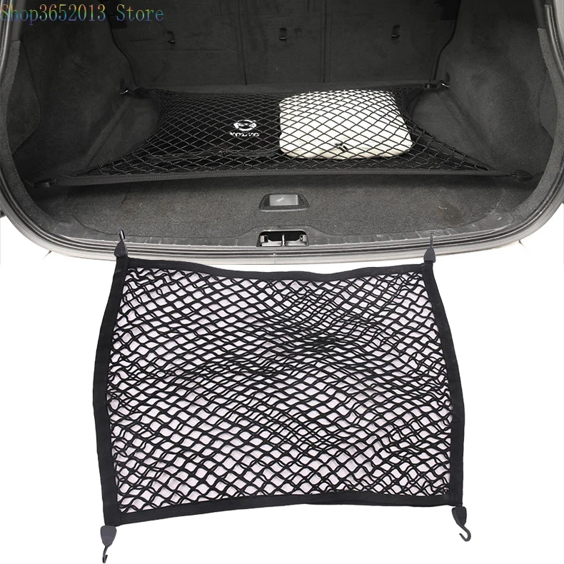 Auto accessories For Volvo XC60 2009 2015 Rear Cargo Trunk Storage Net String Bag 1pcsStowing