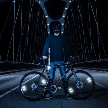 

8Pcs Performance Bike Reflector Bicycle White Light The Performance Bike Reflector for Your Night Ride No Air Drag Dropshipping