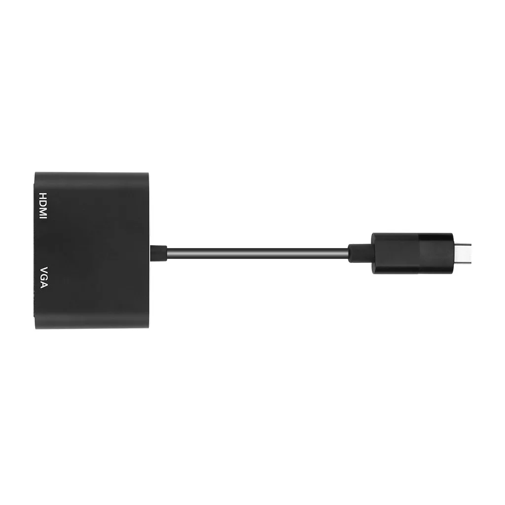 USB C к HDMI 4K VGA адаптер USB 3,0 видео конвертер адаптер с 2в1 типа C адаптеры