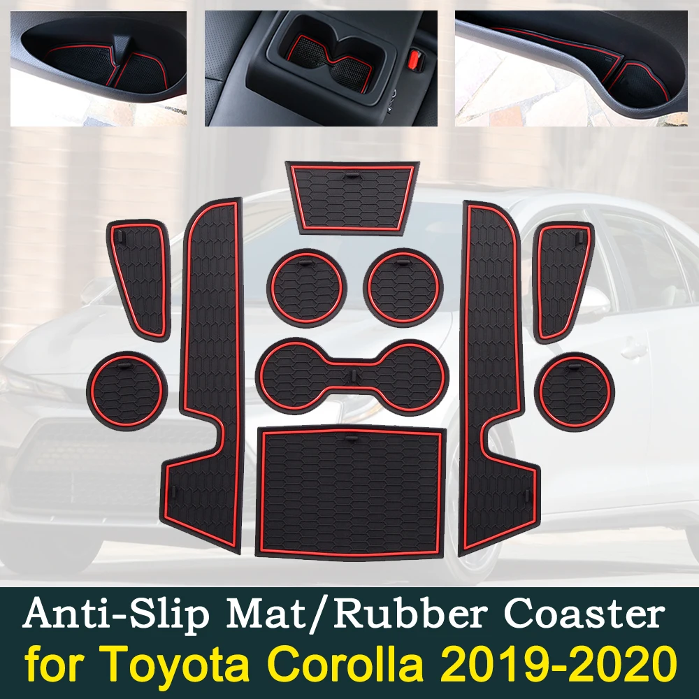 Best Car Accessories 2021 Anti slip Car Door Rubber Cup Cushion for Toyota Corolla E210 210 