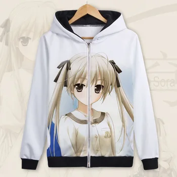 

In solitude Kasugano Haruka hooded sweatshirt cosplay costume men women fashion cartoon hooded jacket Student school uniform