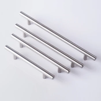 Diameter 12mm Stainless Steel Kitchen Door Cabinet T Bar Handle Pull Hardware Drawer Kitchen handles