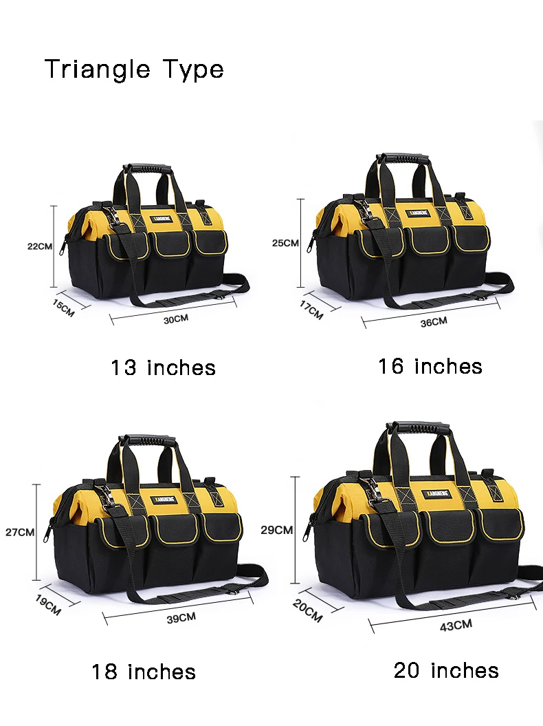 Portable Carpenter Pouch Tool Bag Multifunction Waterproof Thicken Canvas Tool Backpack Bolsa De Ferramentas Tool Storage small tool pouch