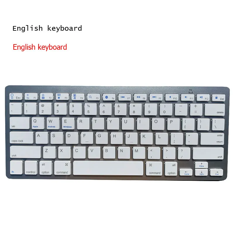 Slim Bluetooth Wireless Keyboard 78 keys for Tablet Phone iPad Laptop Macbook Compatible Windows Android iOS Mac OS magic keyboard pc Keyboards