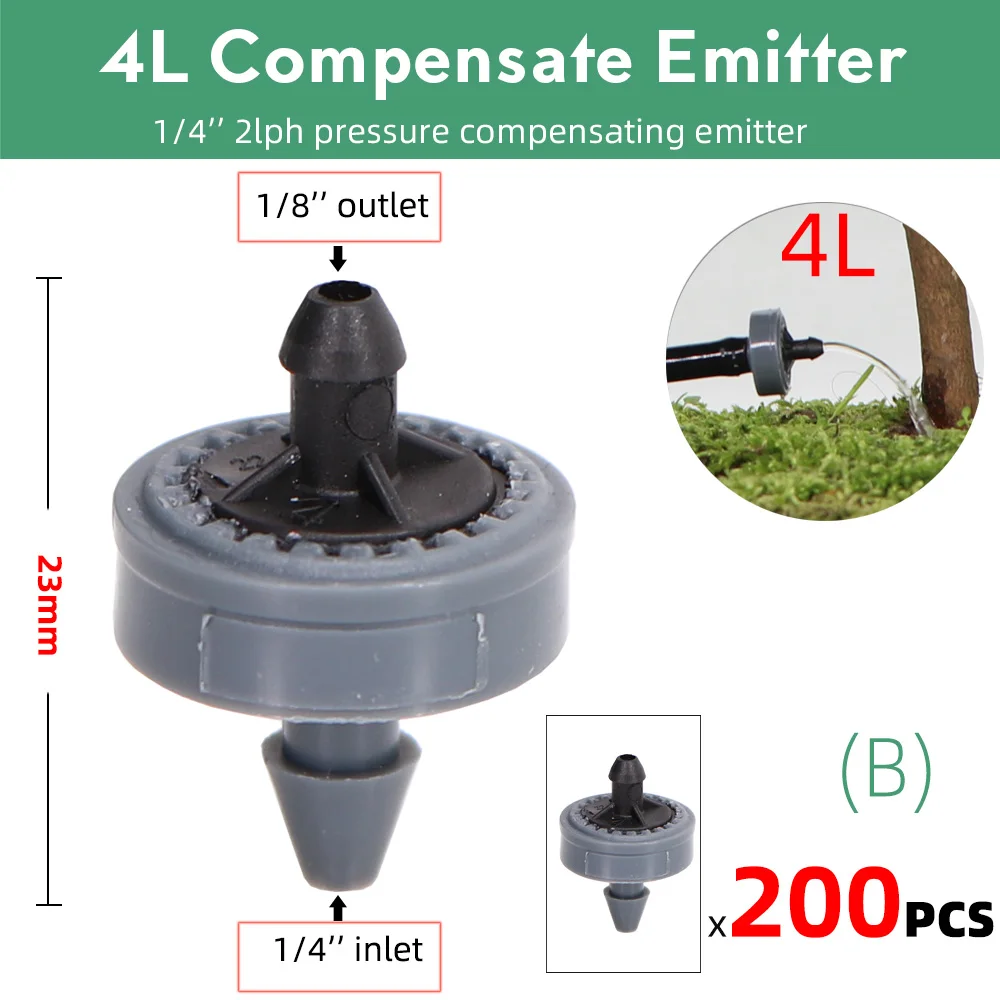 Difusor de irrigação para estufa, 200 pçs,