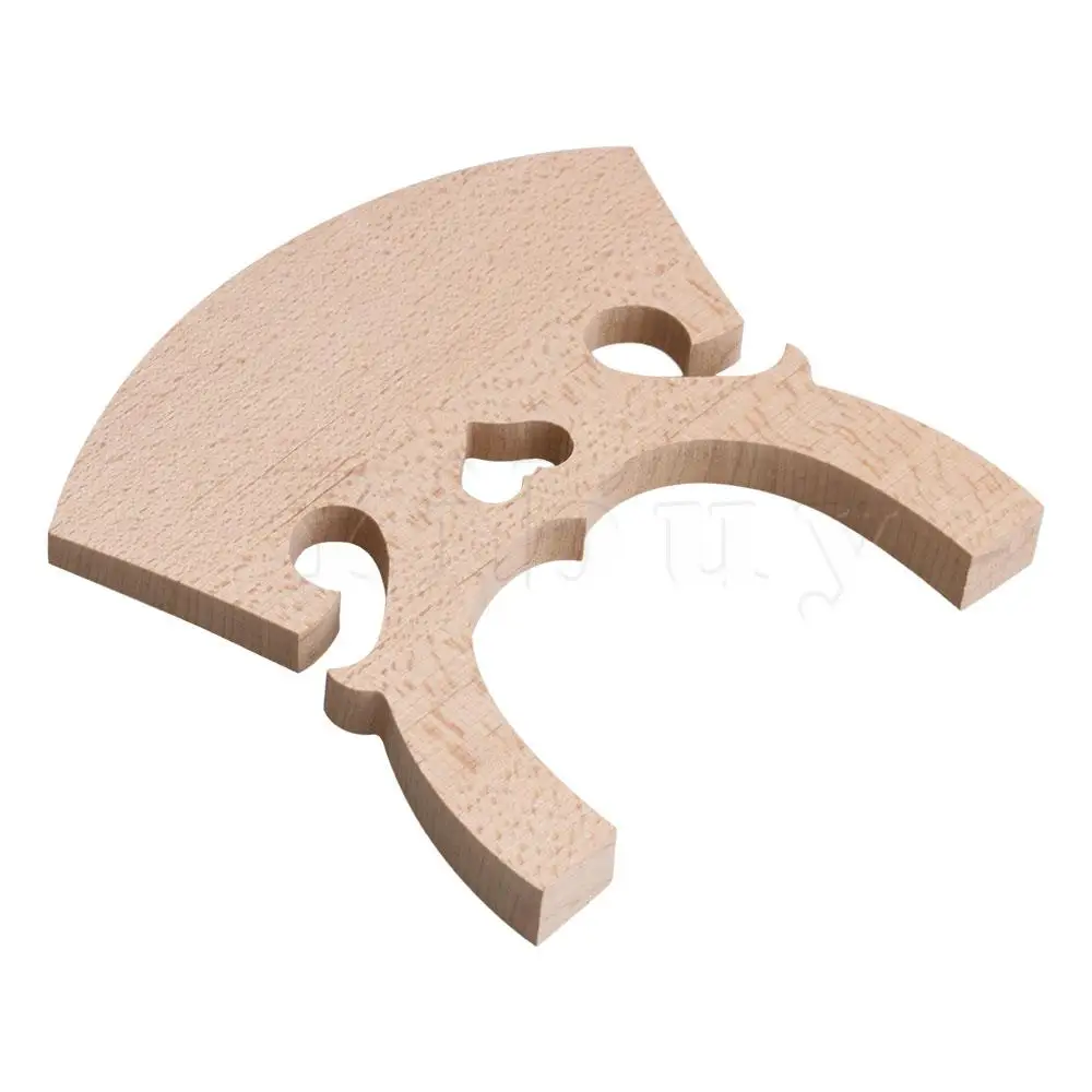 

Yibuy Wood Color Wooden Cello Bridge Code String Musical Tool