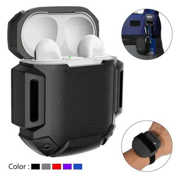 

MeterMall Silicone Case Cover Protective Skin For Apple AirPods Charging Case Running Design Silicone Case For AirPods