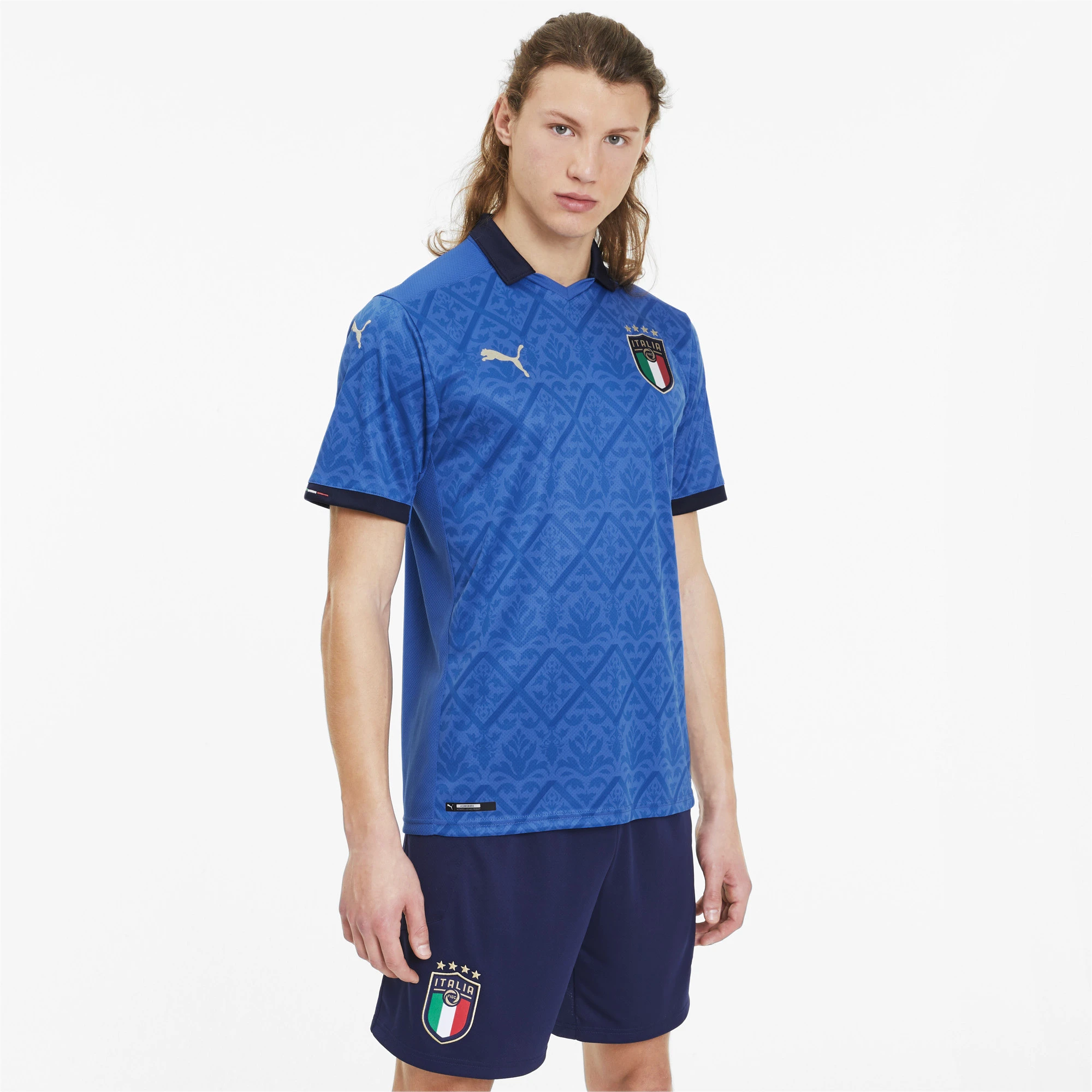 FIGC Camiseta de manga corta para hombre, ropa deportiva para el hogar, Replica camisetas, Puma|Camisetas de fútbol| - AliExpress