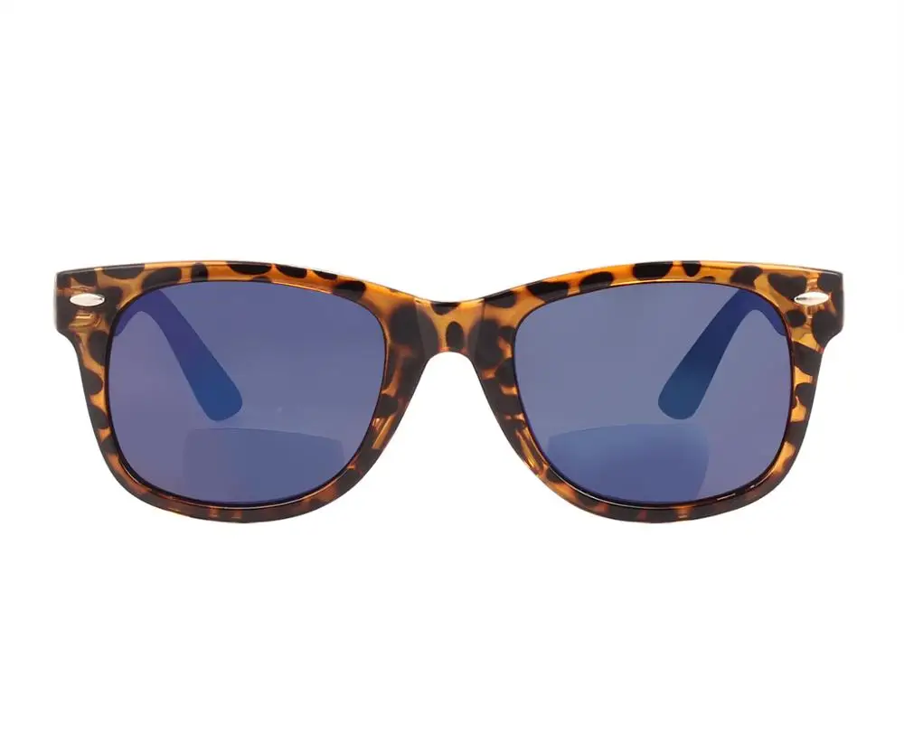 Leopard frame Agstum, бифокальные Солнцезащитные очки для чтения, для женщин и мужчин, очки для пресбиопии, классические квадратные солнцезащитные очки с диоптриями+ 1,5 2,0 2,5 3,0 3,5 - Цвет оправы: Leopard frame