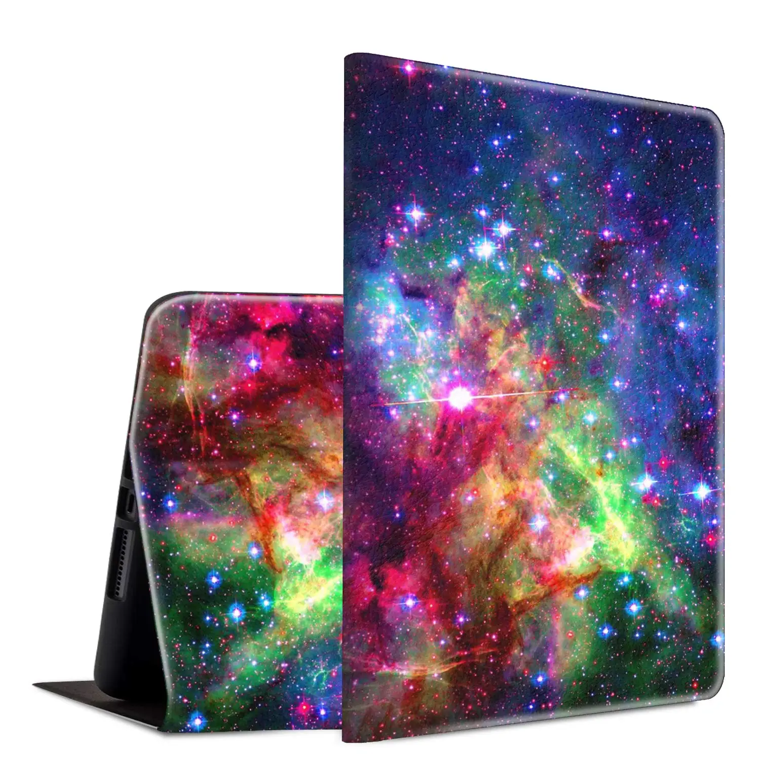 

Apple iPad Mini 5 case 5th Gen 7.9inch 2019,PU Leather Folio Cover,Adjustable Stand,Auto Wake/Sleep Smart Protector-Starry Space
