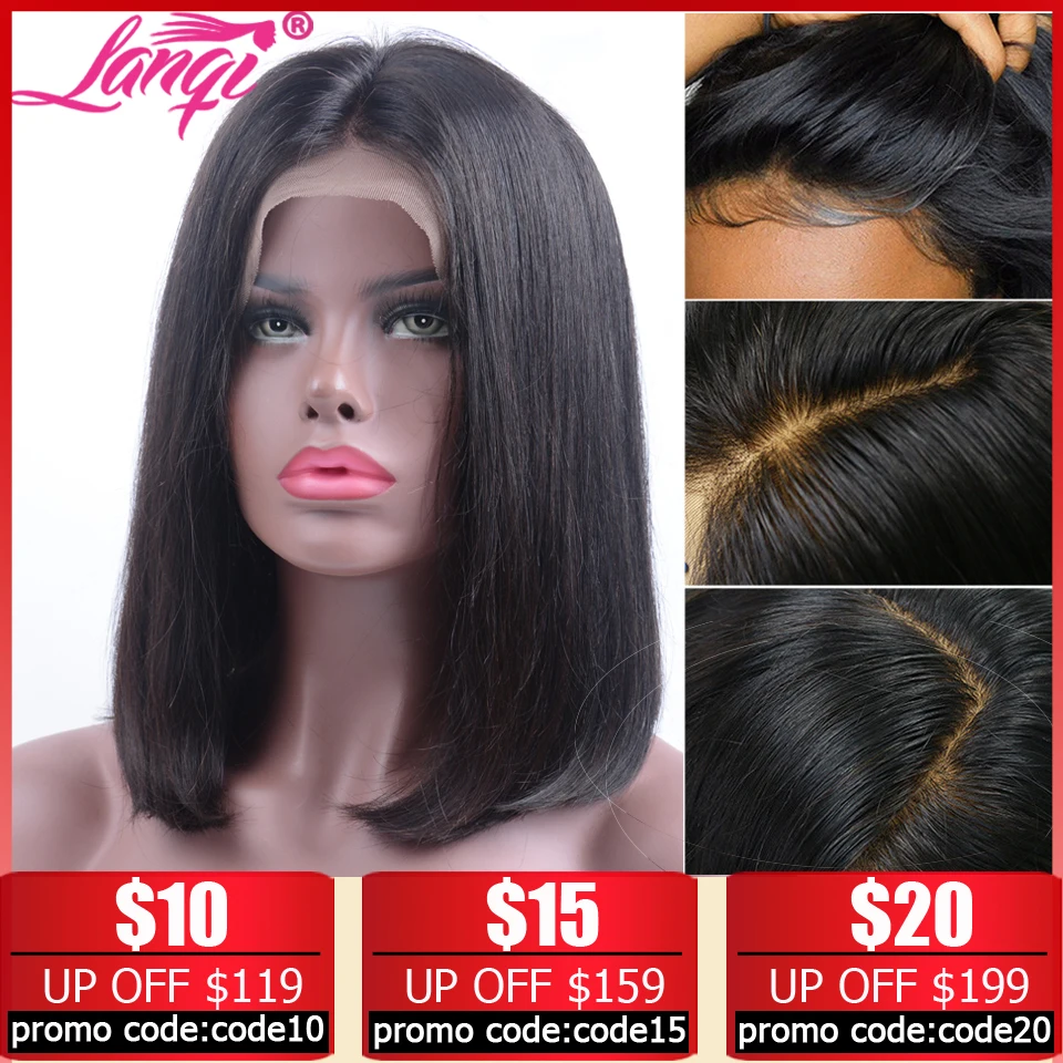 13x4 straight bob lace front wigs brazilian short human hair wigs lace front human hair wigs for women non-remy 150% density