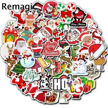

12sets Merry Christmas 50pcs/set kids 90s kids Stickers pack fans paster cosplay scrapbooking diy phone laptop decorations gifts