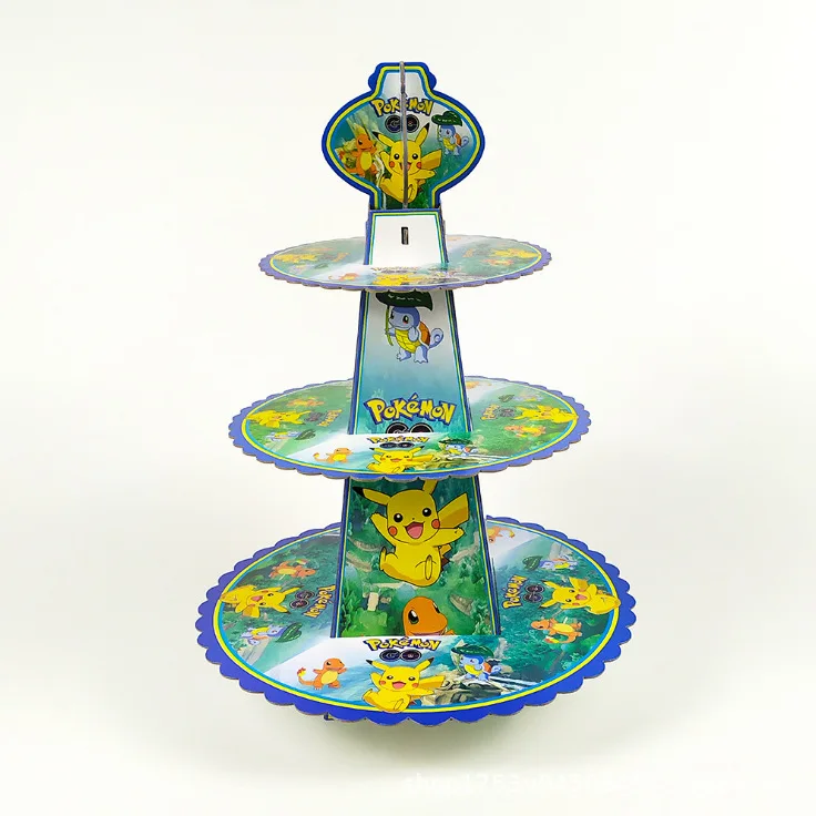 Pokemon Birthday Party Tool Props Straw Banner Baby Shower Party Supplies Wedding Balloon Decoration Pikachu Topper Boy Surprise