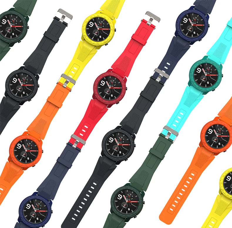 Для Amazfit GTR 47 мм чехол защитный чехол умных часов для Xiaomi Huami Smartwatch крышка аксессуары