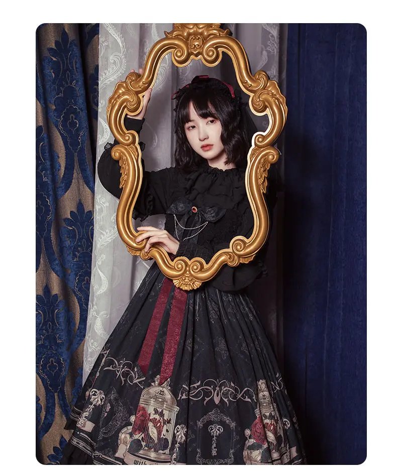 LISM Lolita Jsk Dress And Rose Gothic Style Dark Vintage Victorian Princess Party Sleeveless -Zentai shop online Ha76e88360dfe49cfa49a6e17ce5e69a4F.jpg
