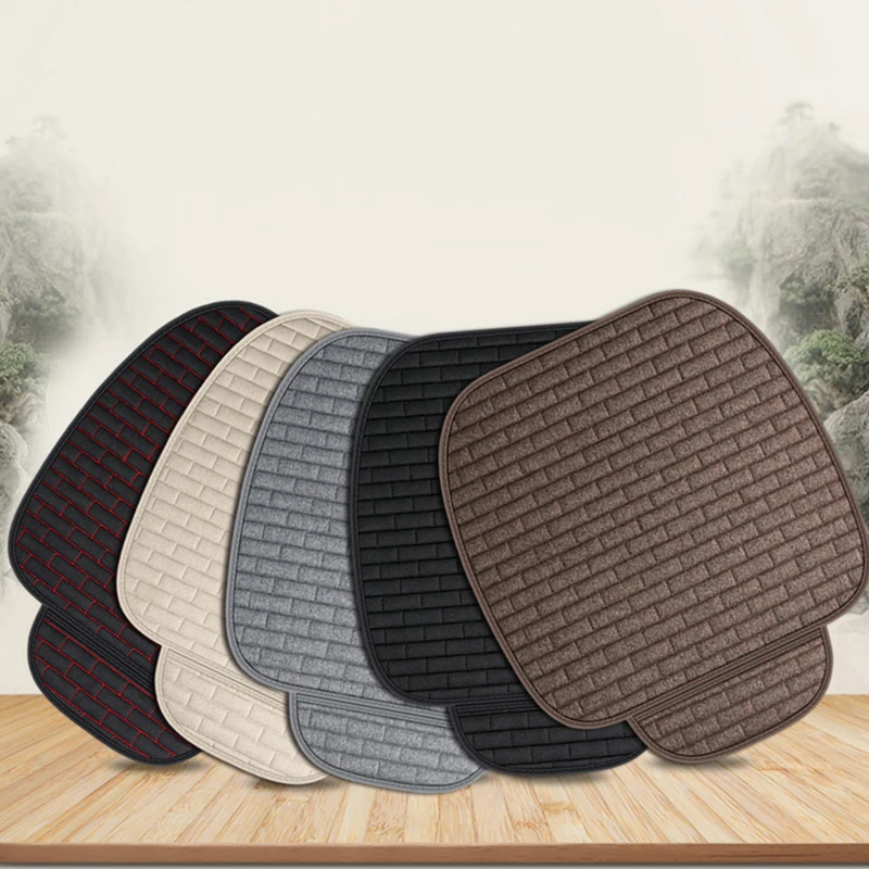 

Universal Three-piece Linen for Four Seasons Comfortable and Breathable to Protect the Car Interior and Easy to Care