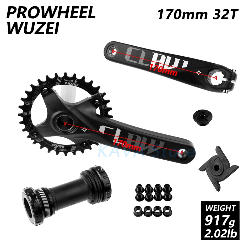 SENSAH RX10 1X10 Скорость M6000 горы mtb велосипеда велосипедные переключатели 11-42/46/50T маховик KMC X10 цепи GXP 104BCD шатун со звездочкой - Цвет: CLAW 170 32T BB
