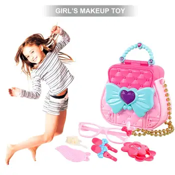 

Children's Play House Makeup Toy Set Suitcase Play House Toy Simulation Handbag Girl Beauty Makeup Toy Exquisite Birthday Gift