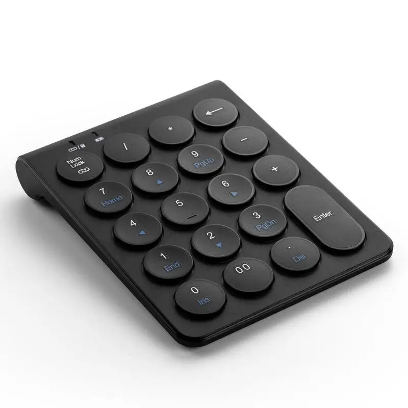 Многофункциональные Беспроводные Bluetooth мини цифровые клавиши клавиатуры 19 круглых клавиш цифровая клавиатура для Ipad, ноутбук, планшет аксессуар