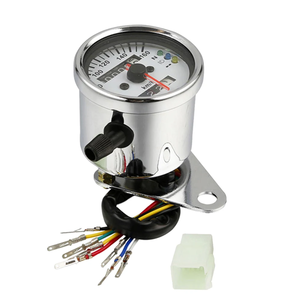 Мотоцикл одометр KMH спидометр датчик для Bobber Chopper хром