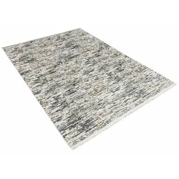 

Apex Lucca 3 'x 10' Polypropylene Grey Runner Rug