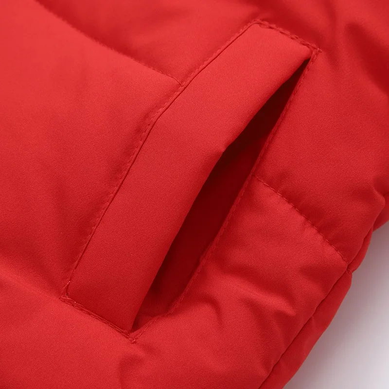 Autumn winter Baby Girl/baby Boy Hooded Down Jackets Casual Solid Color Windproof Warm Thickening Children's Down Coat 1-6y