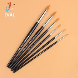 6Pcs/Set Miniature Paint Brush Kit Professional Nylon Hair Fine Detail Art Model Tools Painting Drawing Brushes Brush Pen