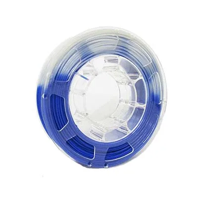 Blue-to-White Температура Chan3D принтер нить изменение цвета с температурой, PLA нити 1,75 мм+/-0,03 мм, 2,2 фунтов(1 кг) синий в белый - Цвет: Blue-to-White