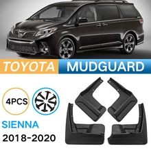 

Car Exterior Mudflaps Mud Flaps Splash Guards Mudguards For Toyota Sienna 2008 2009 2010-2020 Fender Dedicated Accessories
