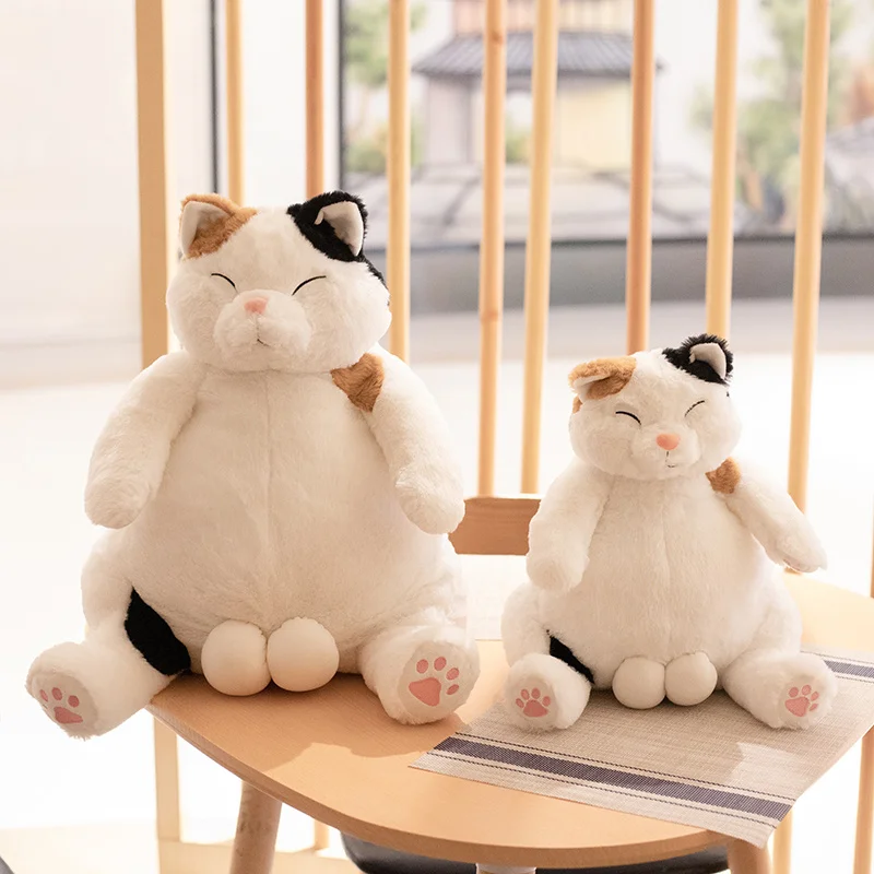 35/45cm Kawaii Plush Fat Cat Toys Stuffed Cute Lazy Cat Dolls Kids