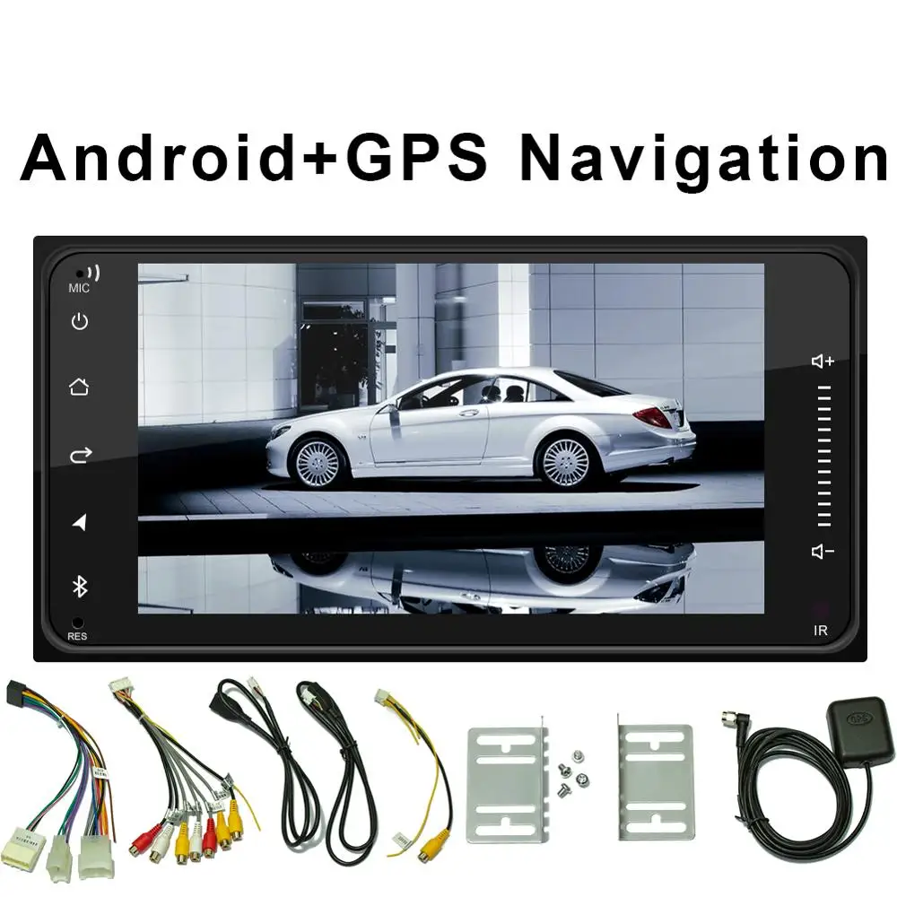 2 Din автомагнитола для Toyota Corolla мультимедийный плеер Android автомобильный стерео радио Wifi Зеркало Ссылка Авторадио камера заднего вида U диск