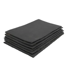 12 листов, 10 мм, звукоизоляция автомобиля, омертвевающая изоляция, закрытая ячейка, пена, черный цвет, Великобритания