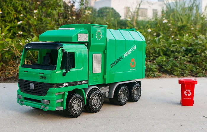 Кросс-зеркало Горячая инерционная чистая машина игрушка детская автоматическая регулируемая высота санитарный Мусоровоз С мусорным баком