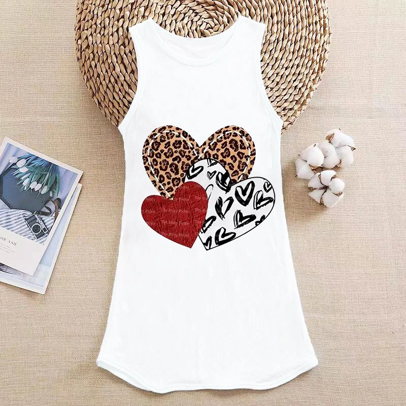 Summer New Dress For Girl Party Flowers Leopard Holiday Cartoon Dress Girls Children Costume For Kids Clothes 4-9 Years