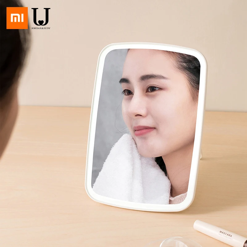 

Original Xiaomi Jordan&Judy Portable LED Makeup Mirror Lamp Desktop LED Light USB Charging Folding Touch Dimmable Table Lamp